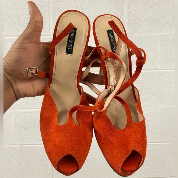 SHOEMINT Platform Peep-toe Sandals - Picture 2 of 5